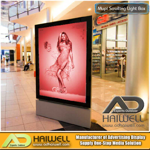 Aeroporto Mupi Publicidade Light Box - Sinais Indoor