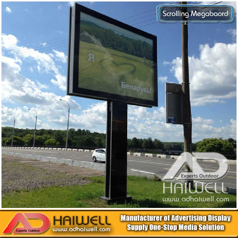 Digital Scrolling Multiple Posters Retroiluminado outdoor