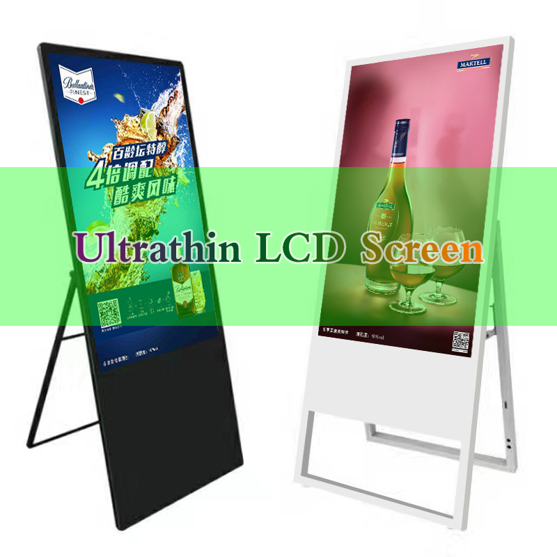 Meios de comunicação ultrafinos da propaganda do cartaz do LCD de Digitas (2)