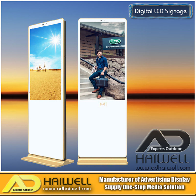 Sinalização e displays digitais LCD |Displays de publicidade comercial