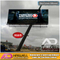 Outdoor Slant Shape Billboard Flex Banner construção para venda