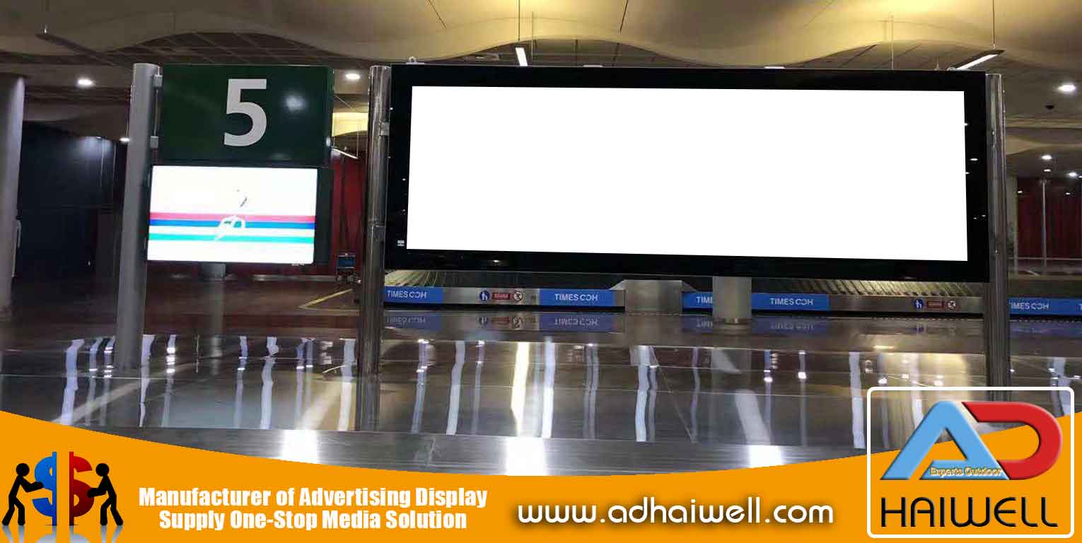Scrolling-LED-Light-Box-Signage-for-Mauritius-Airport
