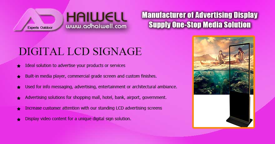 Fabricante de sinalização digital LCD