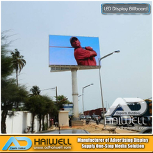 Outdoor unipole SMD Tela LED Display Estrutura Publicidade Billboard