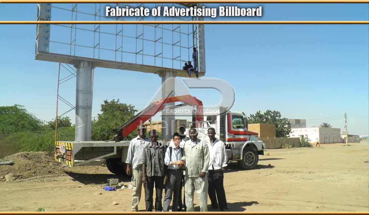 Estrutura do quadro-billboard, liderada por adhaiwell-team-led