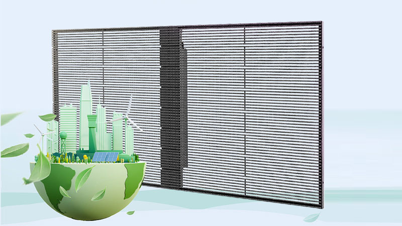 Revolucionando a arquitetura: construção de tela LED transparente para parede cortina de vidro
