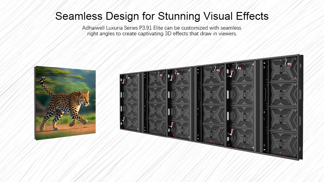 Telão LED para exterior de última geração da série Luxuria