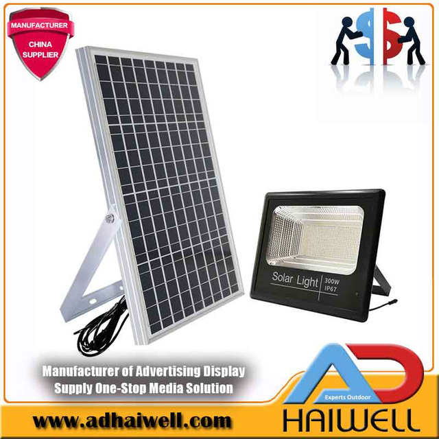 Sistema de luminária de luz de enchente liderada por outdoor solar Sistema de iluminação