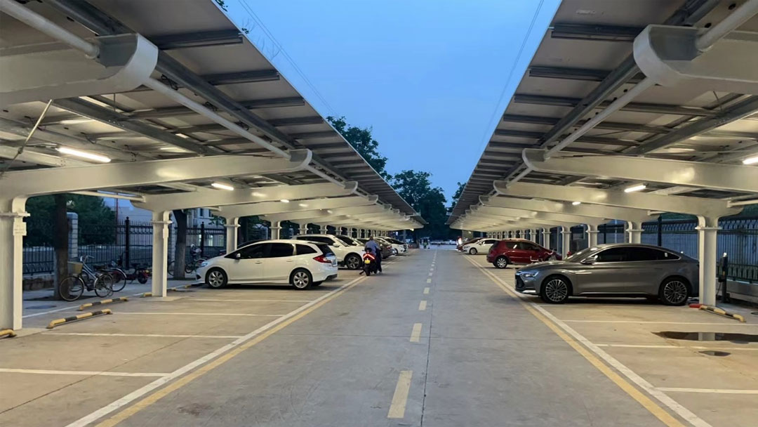 Estacionamento solar estacionamento