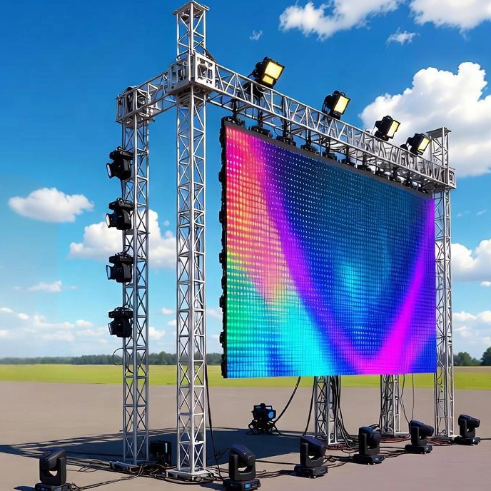 tela led de aluguel