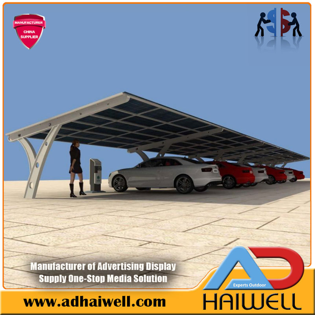 Estruturas de garagem solar | Soluções de estacionamento de energia verde