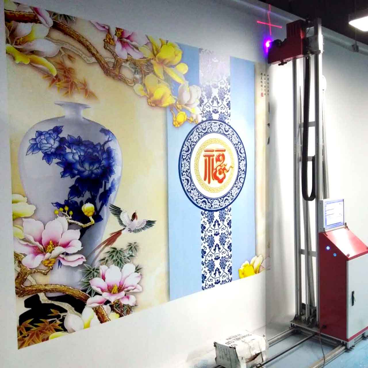 Máquina de impressão UV da parede da impressora de parede da pintura da arte da impressora 5D de China