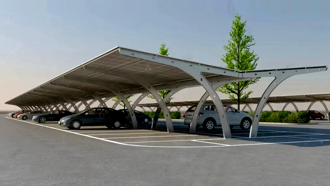 Canopies solares Energia renovável