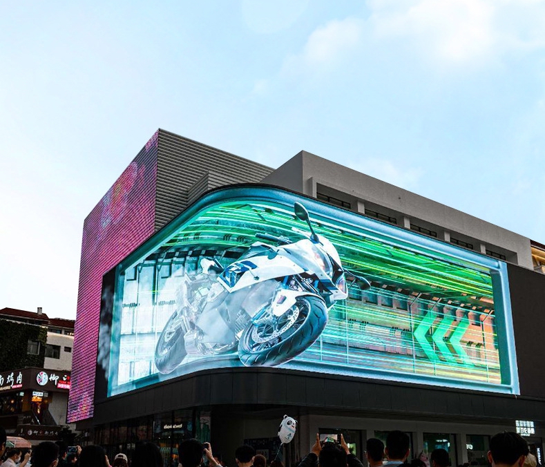 Tela LED 3D a olho nu