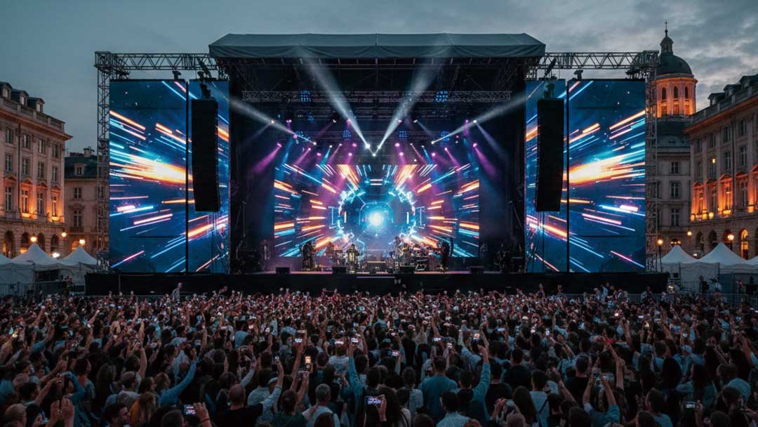 Os 10 principais fornecedores de telas LED para aluguel na Europa (2025)