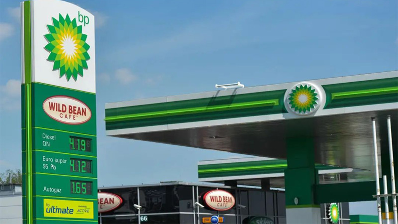 Sinais LED de preço de combustível para postos de gasolina BP