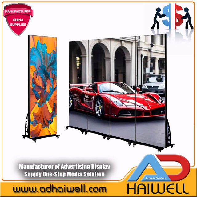 P1.86/P2.5 GOB & SMD LED SIGNAGEM DIGITAL SIGNATE POSTER DISPLAY