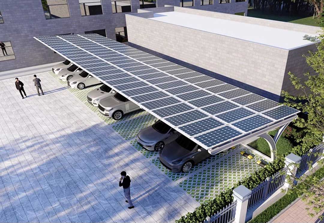Carports solares soluções de estacionamento modernas