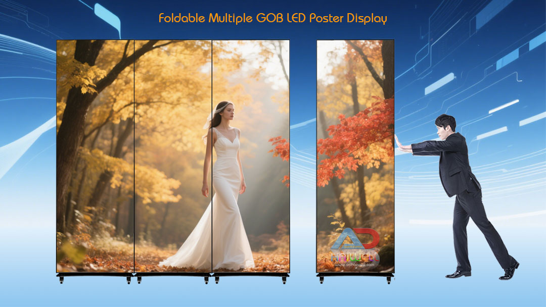 Display de LED múltiplo dobrável GOB 2