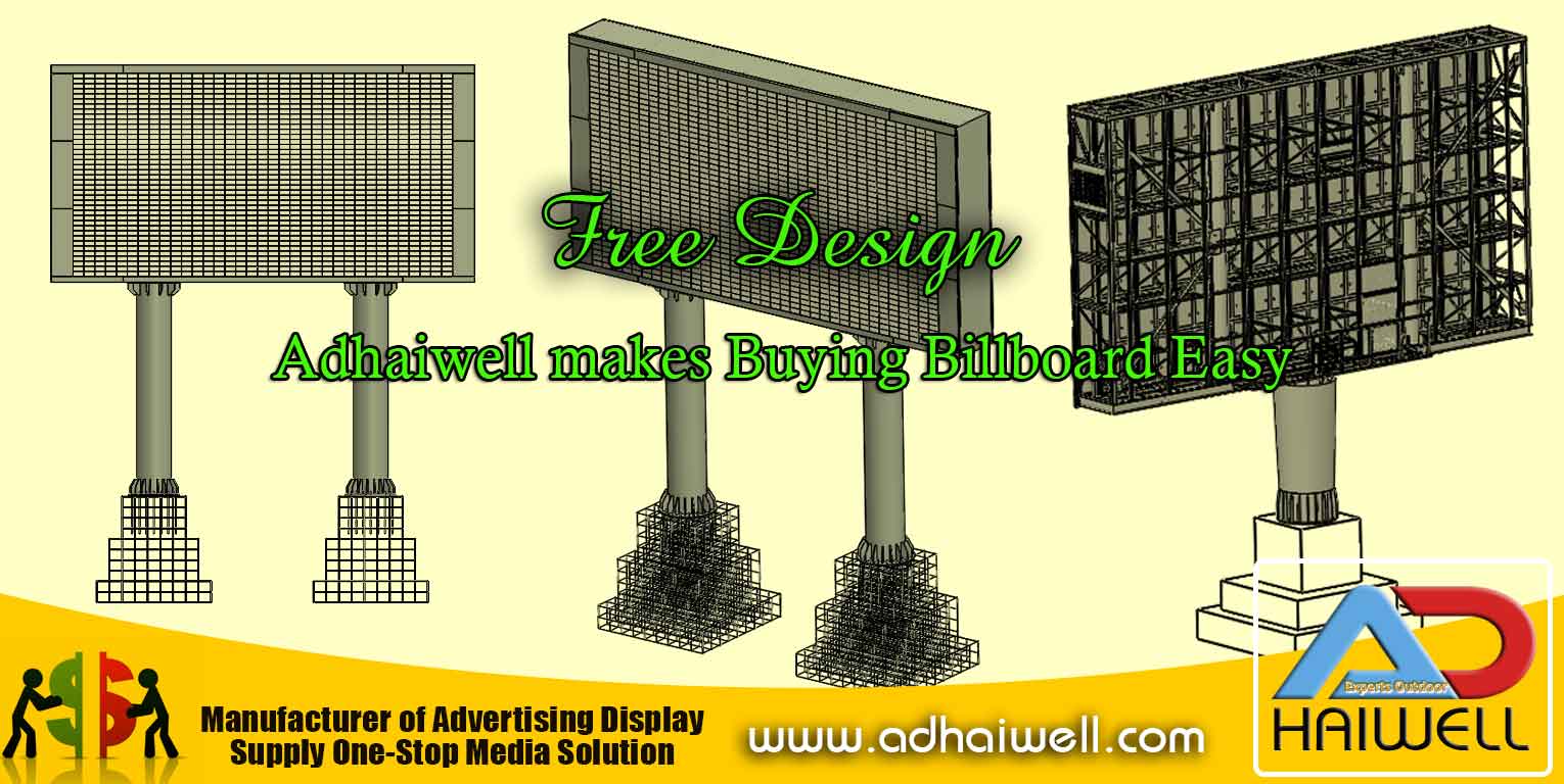 Design gratuito para estrutura de outdoor LED