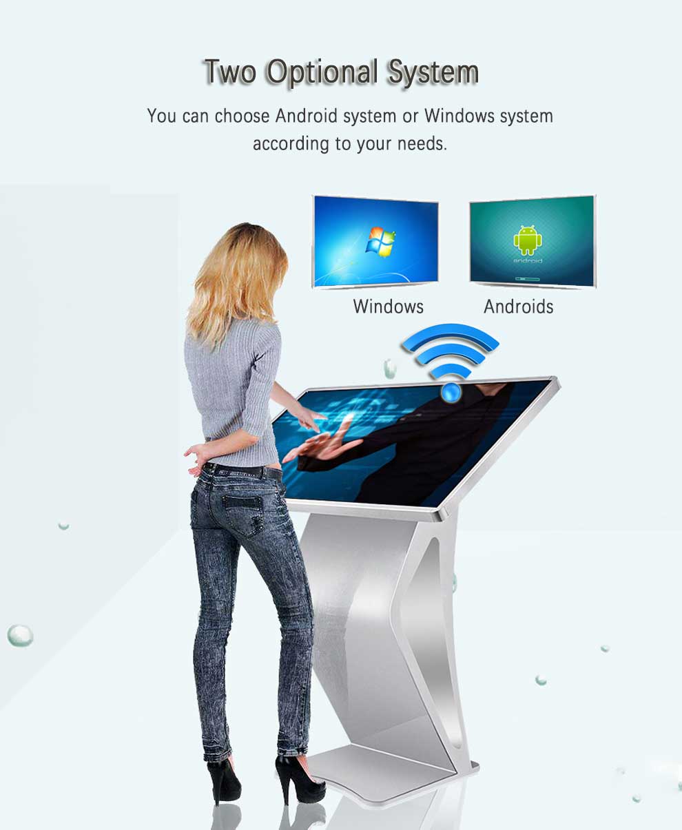 Android ou sistema do Windows-Infravermelho-Touch-Query-Interactive-Digital-Signage