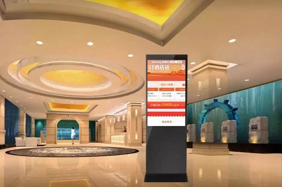 Sinalização digital LCD no hotel
