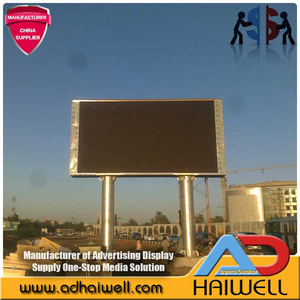 Estrutura de outdoor de publicidade para tela de LED SMD externa 10mx5m