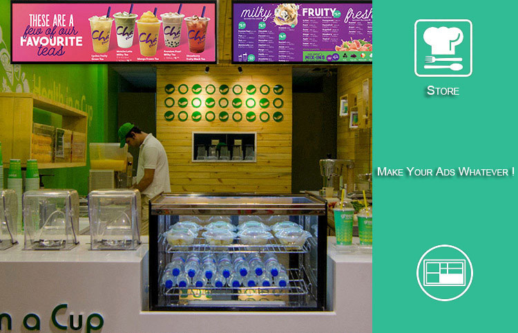 Bar-lcd-display-for store